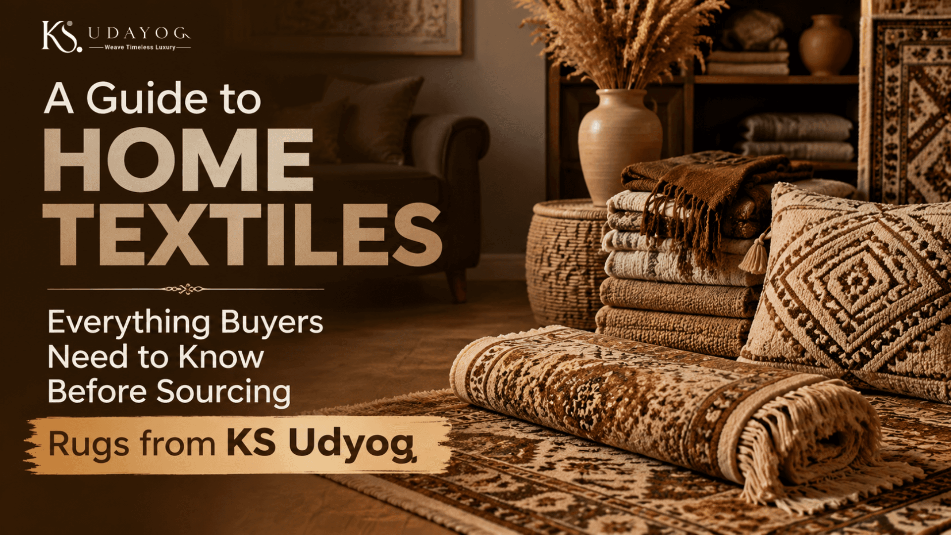 A Guide to Home Textiles: Everything Buyers Need to Know Before Sourcing Rugs from KS Udayog