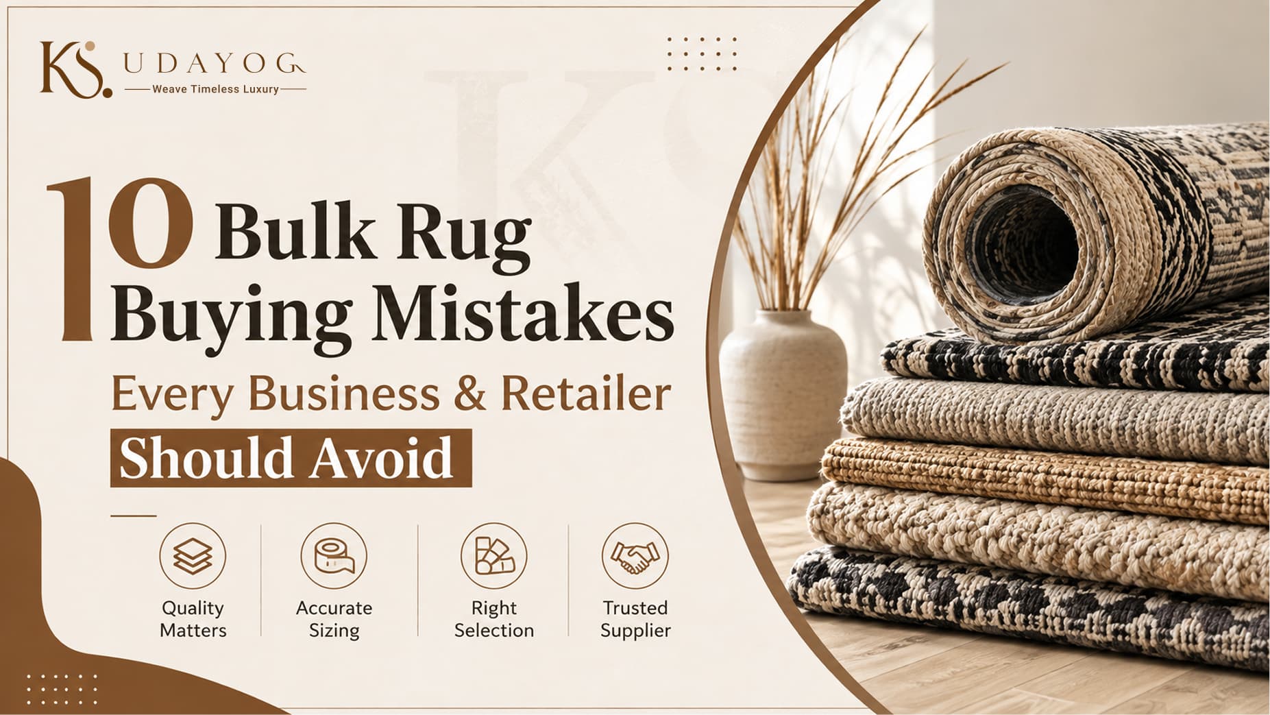 10 Bulk Rug Buying Mistakes Every Business & Retailer Should Avoid