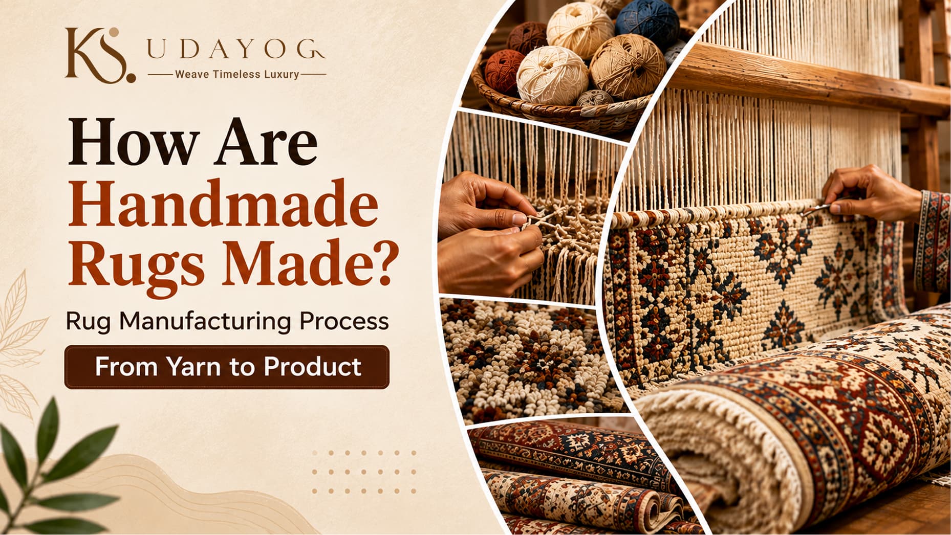 How Are Handmade Rugs Made? Rug Manufacturing Process From Yarn to Product