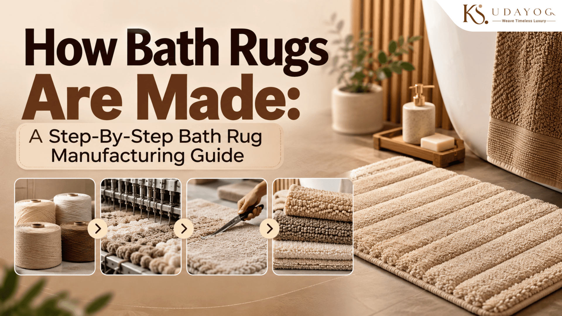 How Bath Rugs Are Made: A Step-By-Step Bath Rug Manufacturing Guide
