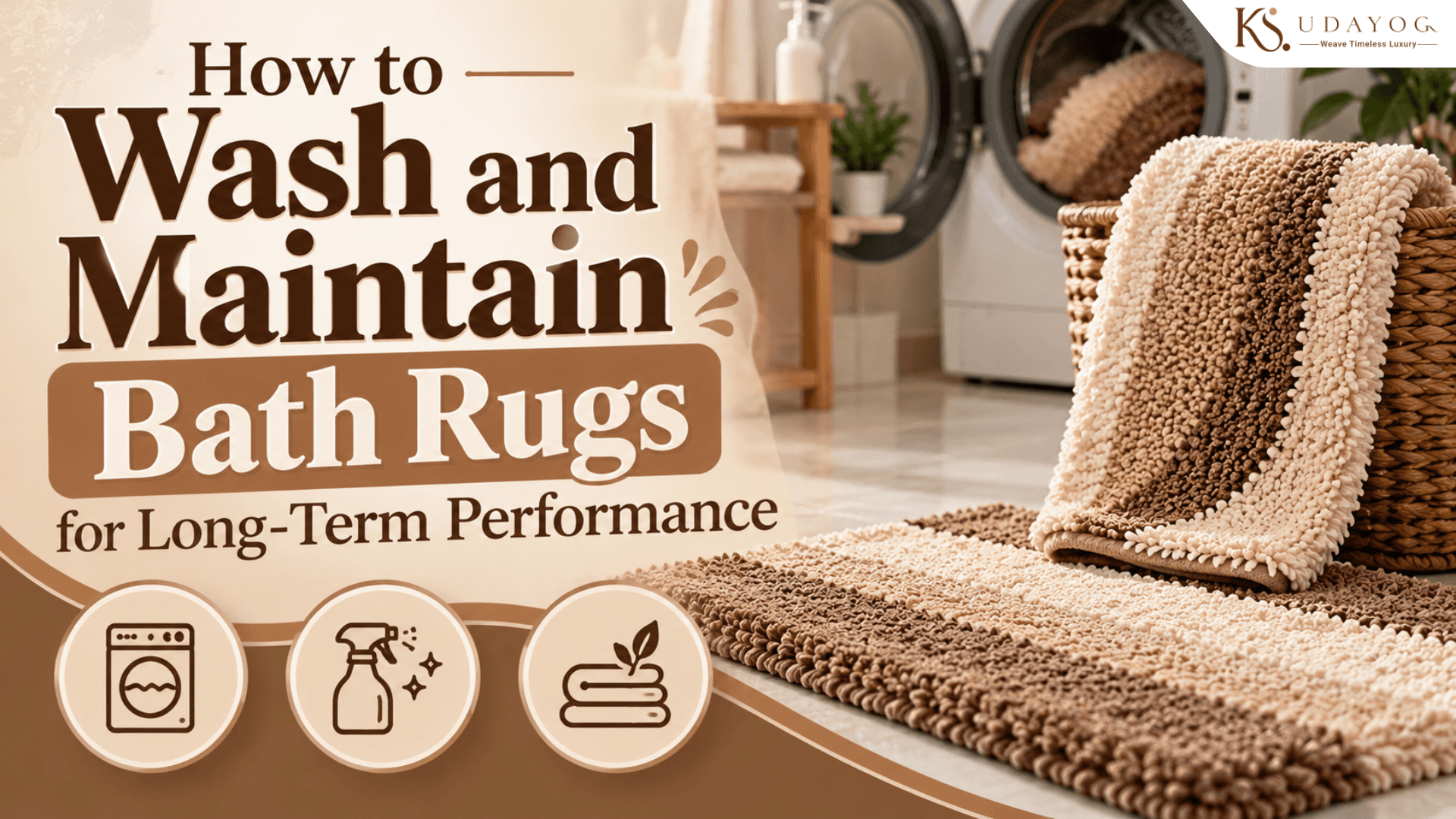 How to Wash and Maintain Bath Rugs for Long-Term Performance